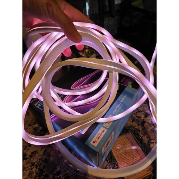 Merkury Innovations Smart Indoor and Outdoor Flex LED Multicolor Neon Strip L... - Picture 4 of 9